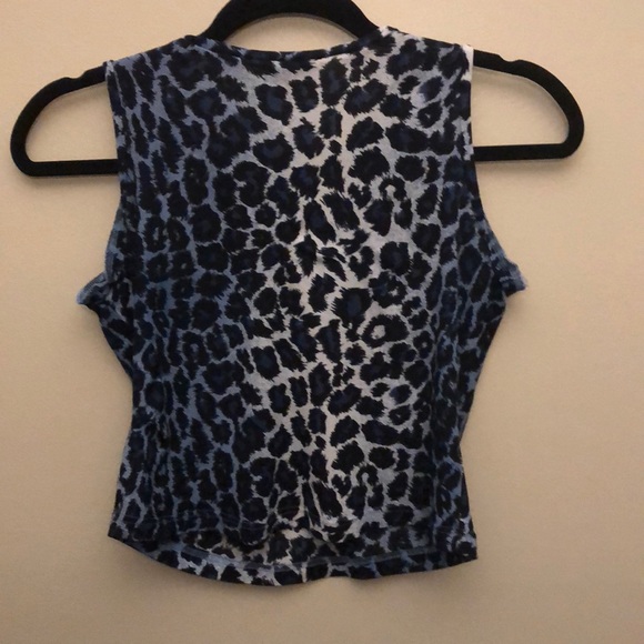 Otto Kern Leopard Print Crop Top - Picture 2 of 3